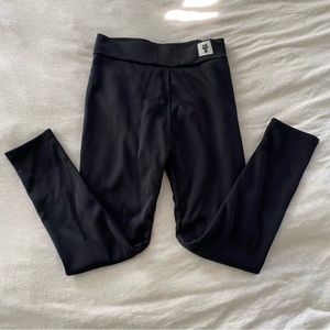 High Waist Thermal Black Fleece Lined Leggings